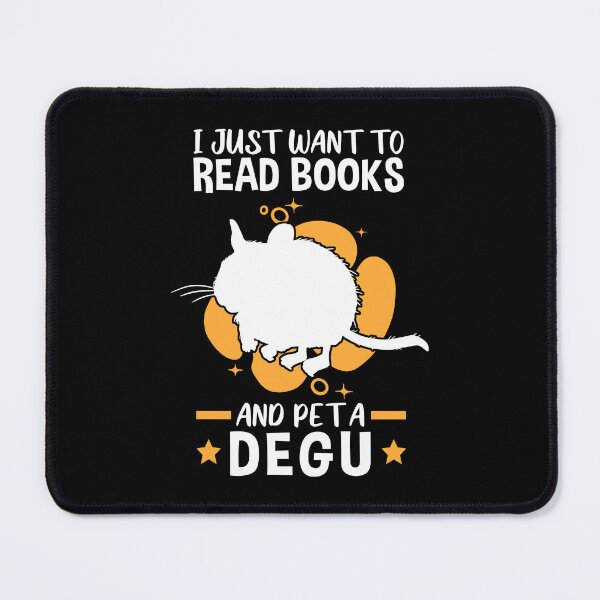 Item preview, Reading books and petting degus rodent designed and sold by madgrfx.