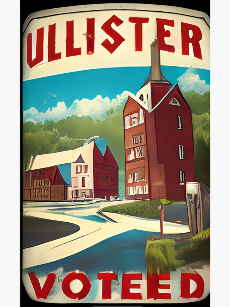 "ulster county i voted Art Made By AI" Sticker for Sale by