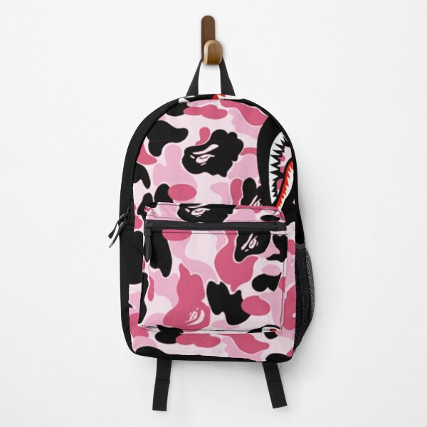 Pink Bape Print | Backpack