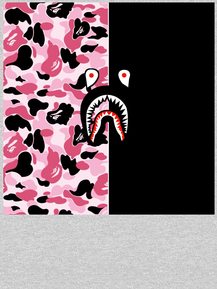 Luxury Fashion Designer Pattern Camouflage Dark Shark Camo