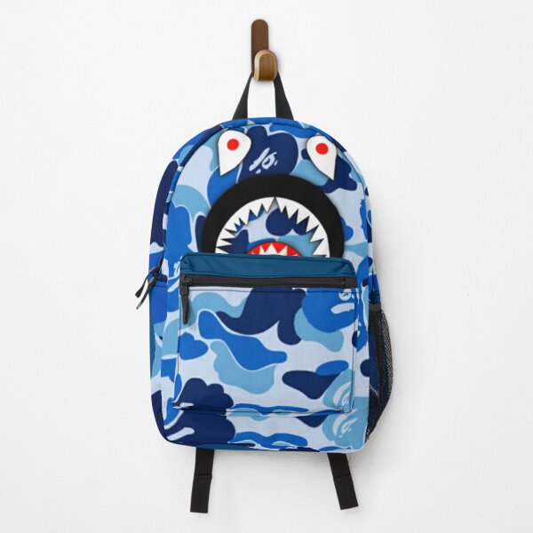 A Bathing Ape Shark Backpack 2019 Green Camo Monster Backpack