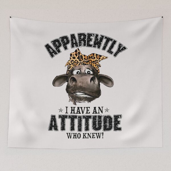 Item preview, Apparently I Have An Attitude Who Knew Hot Heifer designed and sold by alanxgoldberger.