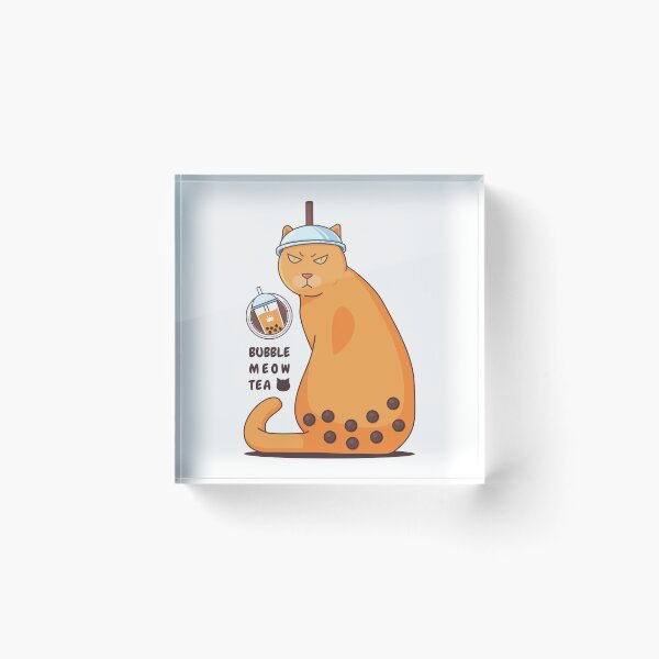 Item preview, BUBBLE MEOW TEA - CAT IS LIFE designed and sold by Kornja.