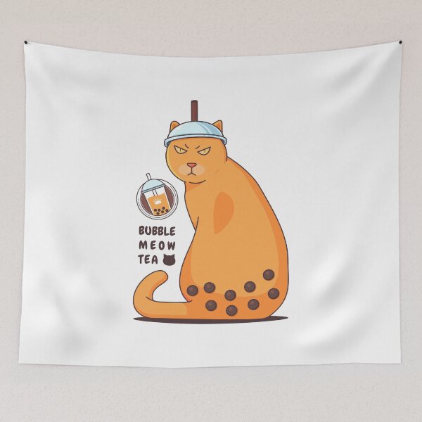 Item preview, BUBBLE MEOW TEA - CAT IS LIFE designed and sold by Kornja.