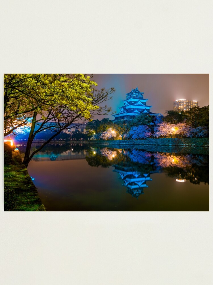 Thumbnail 2 of 3, Photographic Print, Hiroshima At Night designed and sold by AdrianAlford.