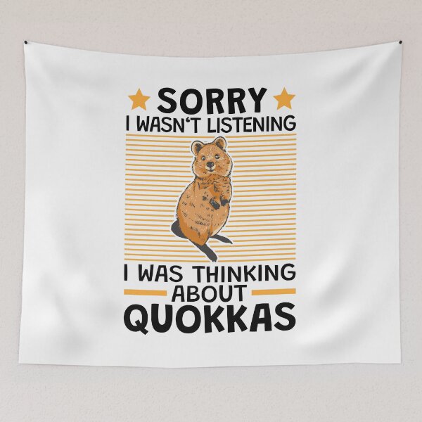 Item preview, Pensamiento del marsupial australiano Quokka designed and sold by madgrfx.