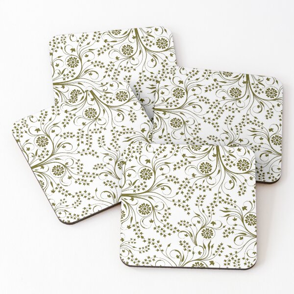 Item preview, Brown flowers Pattern designed and sold by Faisal  Hayat.
