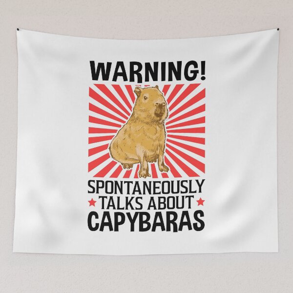 Item preview, Talk spontaneously about capybaras capybara designed and sold by madgrfx.