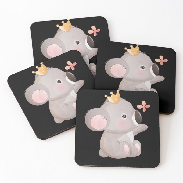 Aperçu de l'œuvre Mignon bébé ours koala avec papillon, cadeau de t-shirt amoureux de koala pour filles garçons enfants, koala drôle. créée et vendue par Waleedw.