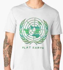 Flat Earth Classic Logo Men's Premium T-Shirt