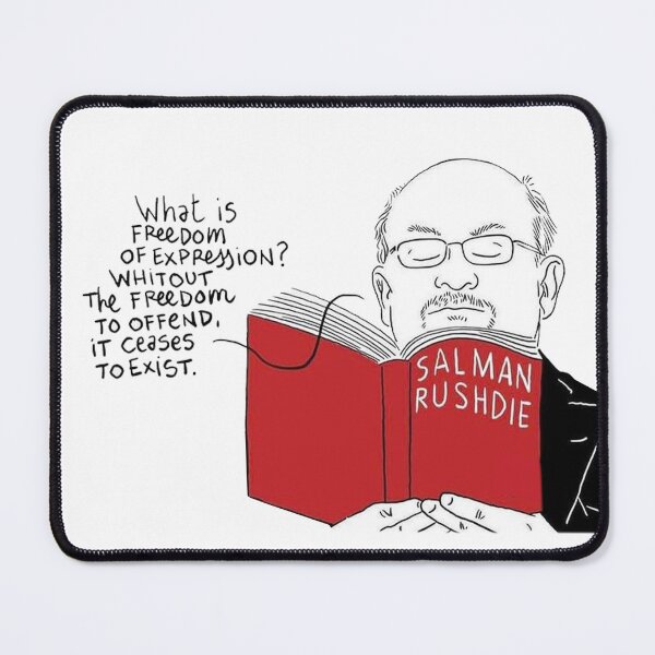 Item preview, HOT ! Salman Rushdie Shirt, Salman Rushdie Sweatshirt, Funny shirt, Salman Sticker designed and sold by Dark-Meme.