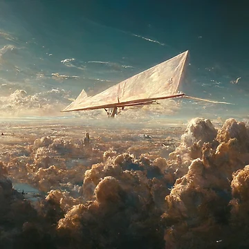 Artwork thumbnail, Paper Plane by RicoInStudios