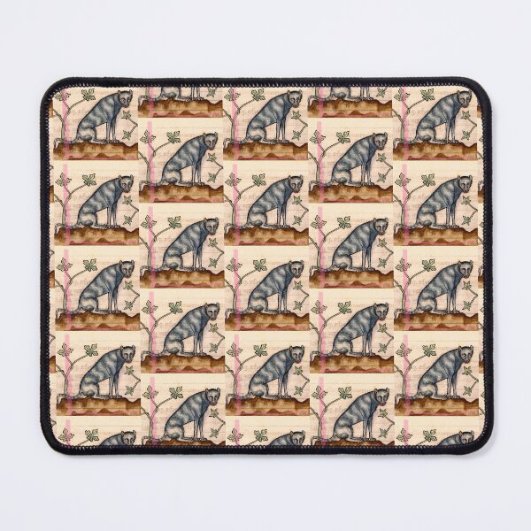 Item preview, Medieval Black Cat designed and sold by Estranged Design.