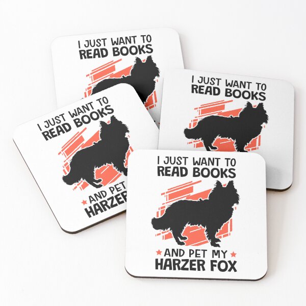 Item preview, Reading books and stroking Harzer Fuchs herding fox designed and sold by madgrfx.