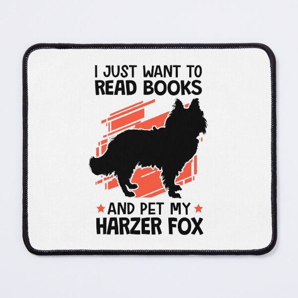 Item preview, Reading books and stroking Harzer Fuchs herding fox designed and sold by madgrfx.