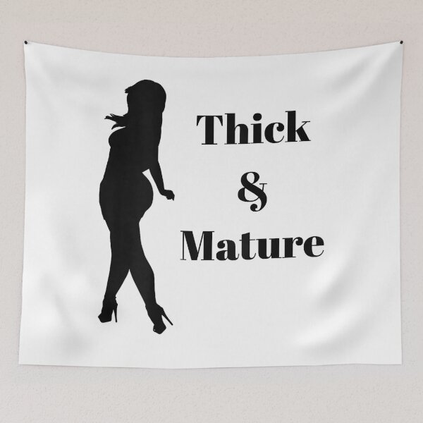 Item preview, Thick Mature Beautiful Silhouette Body Positive designed and sold by COLLIPETTWAY.