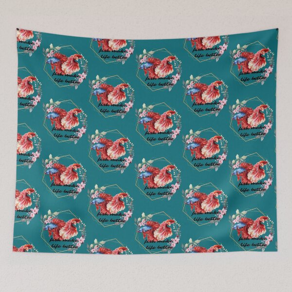Item preview, fish make life betta                  designed and sold by damianevans6.