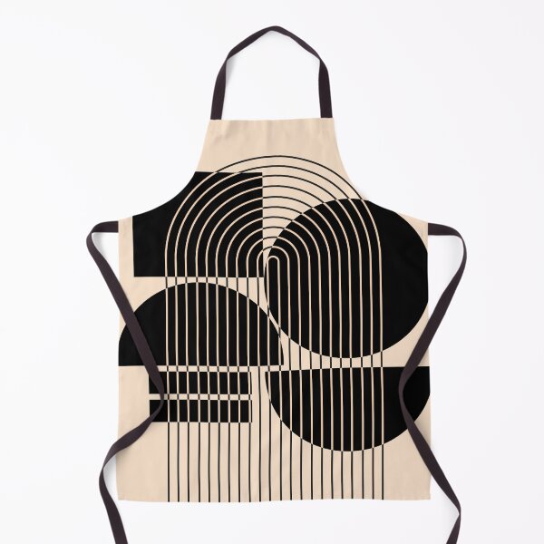 Item preview, Geometric Arch Beige Black Elegant designed and sold by MaiZephyr.