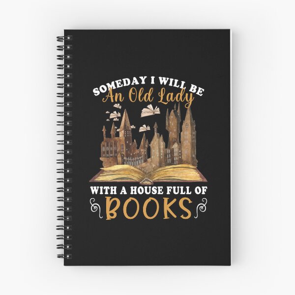 Item preview, Someday i will be an old lady with a house full of books fantasy book lover bookworm reader bookish library designed and sold by beckadamr.
