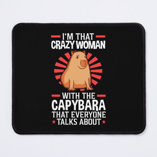 Item preview, Crazy Capybara Female South America Capybara designed and sold by madgrfx.