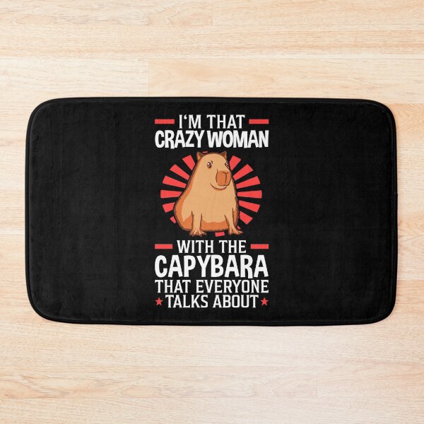 Item preview, Crazy Capybara Female South America Capybara designed and sold by madgrfx.