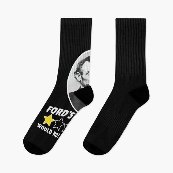 Item preview, Ford's Theater Would Not Recommend humor funny one star rating	 designed and sold by beckadamr.