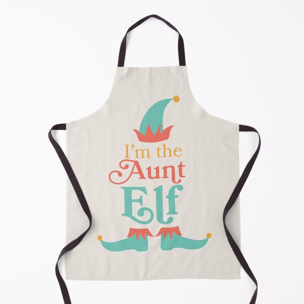 Item preview, I'm the Aunt elf - Modern Christmas colours- Christmas Elf designed and sold by Ashleigh Fish.