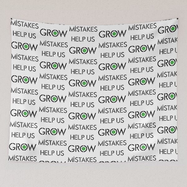 Item preview, Mistakes Help Us Grow designed and sold by UniqueDesignHub.