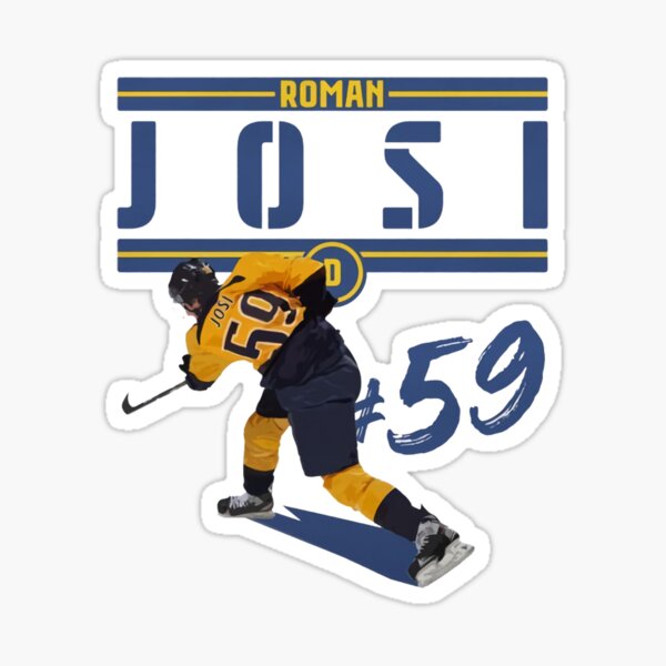 roman josi jersey number Sticker for Sale by madisonsummey
