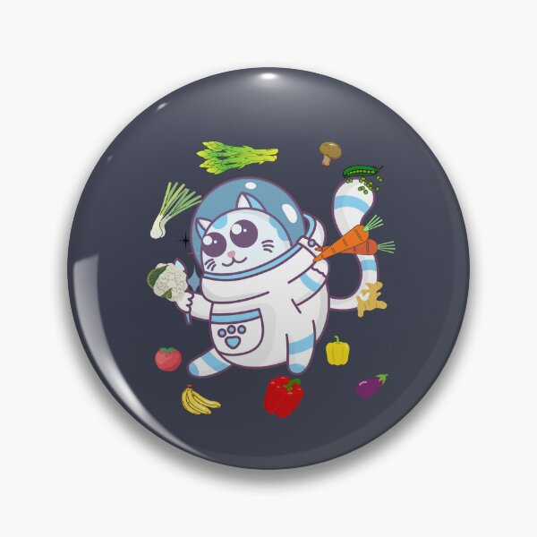 Item preview, Gato Astronauta - Verduras en el Espacio designed and sold by Lauraloris.