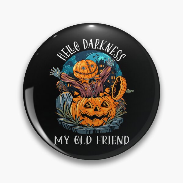 Item preview, Hello Darkness My Old Friend Graphic Halloween designed and sold by ArcWarden-art.