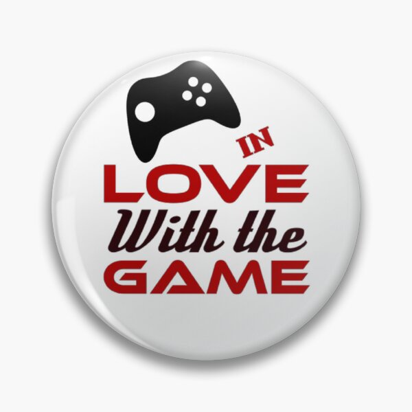 Item preview, I am in love with the game | In love with the game | In love with the game typography designed and sold by Khan-Baba.
