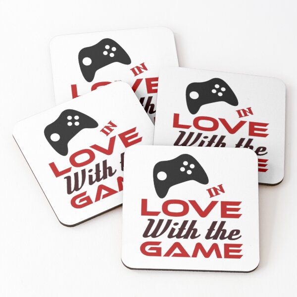 Item preview, I am in love with the game | In love with the game | In love with the game typography designed and sold by Khan-Baba.