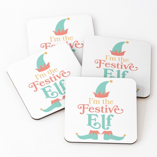 Item preview, I'm the festive elf - Modern Christmas colours- Christmas Elf designed and sold by Ashleigh Fish.