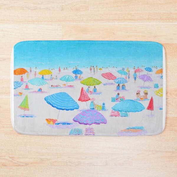 Item preview, Beach Umbrellas and a Blue Ocean designed and sold by MatsonArtDesign.