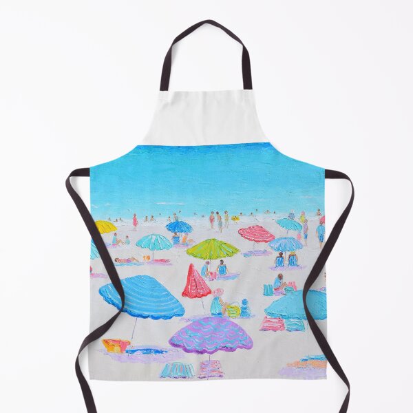 Item preview, Beach Umbrellas and a Blue Ocean designed and sold by MatsonArtDesign.