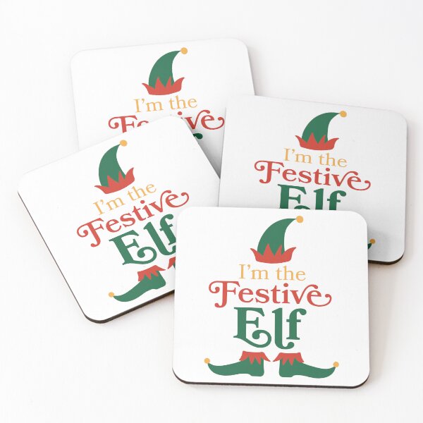 Item preview, I'm the festive elf - Traditional Christmas colours- Christmas Elf designed and sold by Ashleigh Fish.