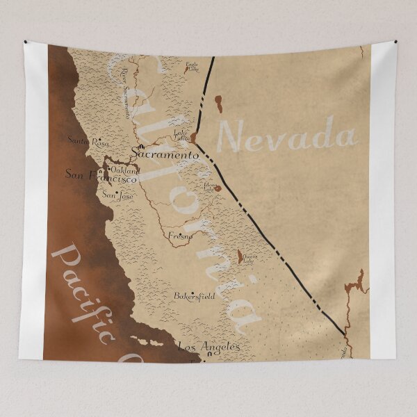 Item preview, California Fantasy Map designed and sold by Tim McLaughlin.