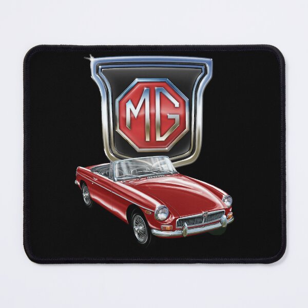 Artikelvorschau, MGB im Auto mit rotem Logo entworfen und verkauft von CRAIGBANISTER.