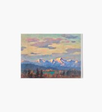 Alpine Glow Art Board