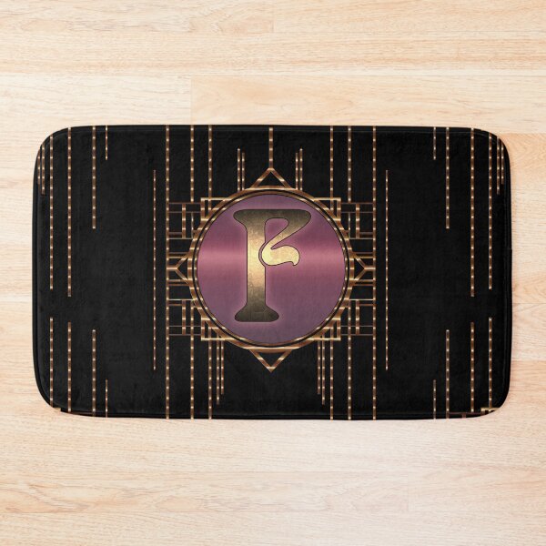 Item preview, Retro art nouveau monogram F letter designed and sold by Xarah.