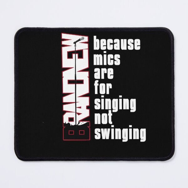 Item preview, Mics Are For Singing Not Swinging  designed and sold by CRAIGBANISTER.