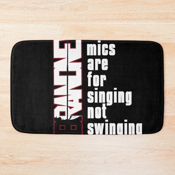 Item preview, Mics Are For Singing Not Swinging  designed and sold by CRAIGBANISTER.