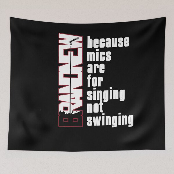 Item preview, Mics Are For Singing Not Swinging  designed and sold by CRAIGBANISTER.