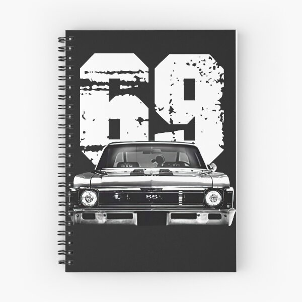 Item preview, 1969 Chevy Nova Front Grill View Silhouette with White Year designed and sold by Michaelafad.