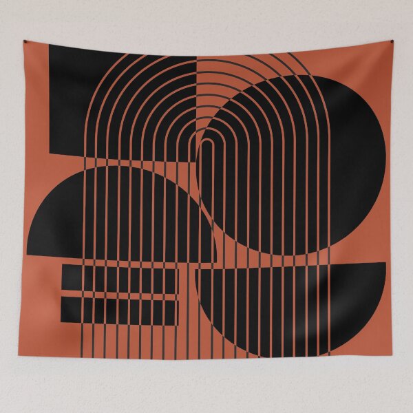 Item preview, Black Rust Mid Century Modern designed and sold by MaiZephyr.