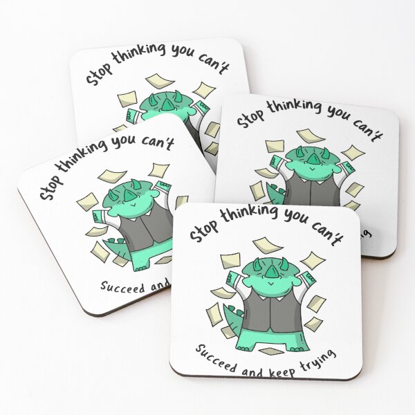 Item preview, Stop thinking you can't succeed and keep trying designed and sold by Eugenie974.