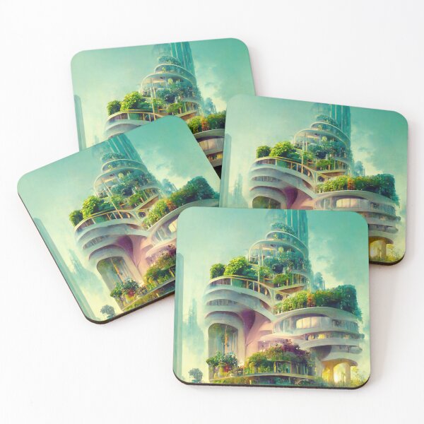 Item preview, Solarpunk Apartment Complex designed and sold by Aexlotyl.