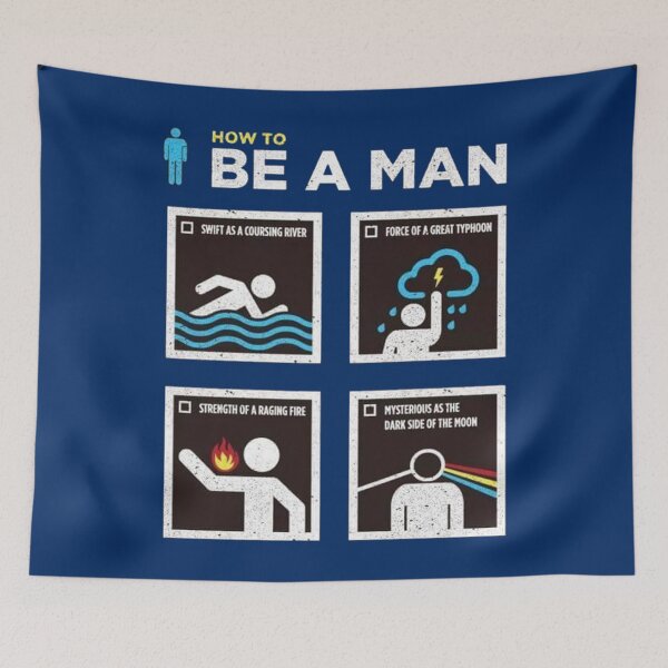 Item preview, be a man   designed and sold by DellaReid.