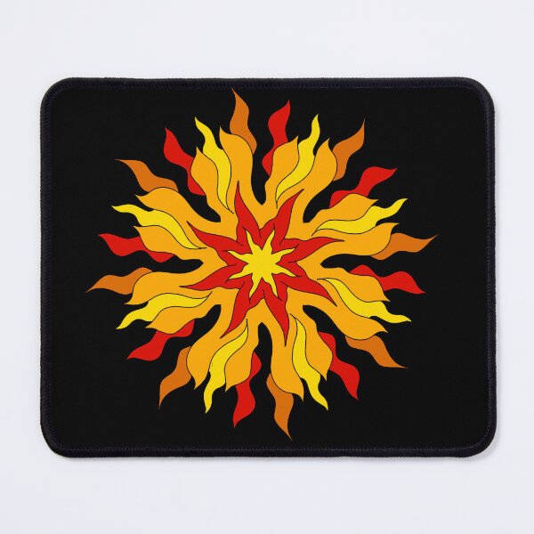 Item preview, Red Hot Ball of Scorching Burning Fiery Flames Heavy Rock Metal designed and sold by ArticLotusShop.